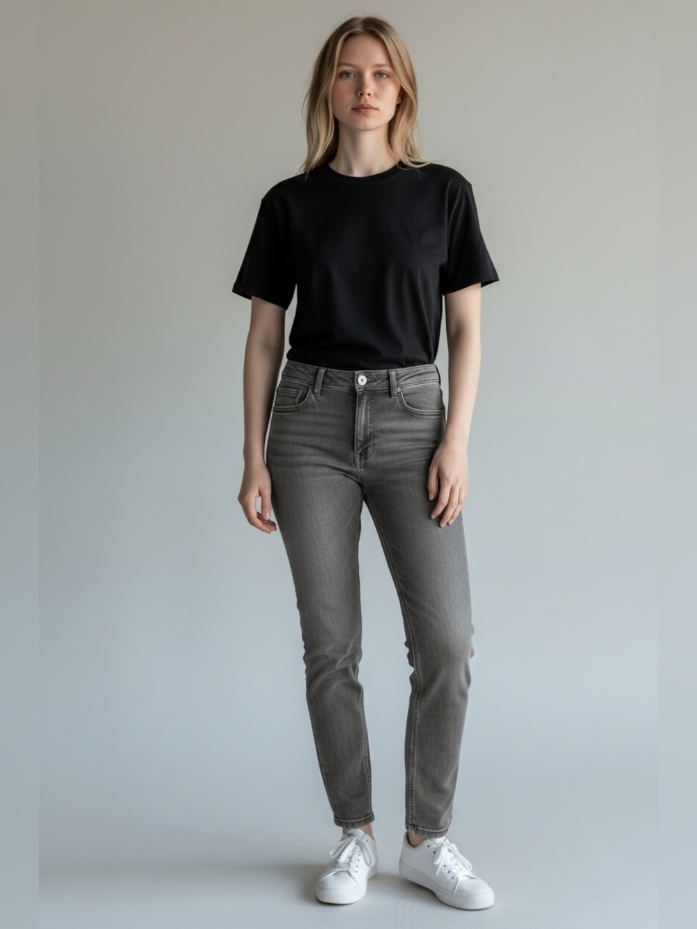 Buffalo David Bitton Women's Gray Skinny Jeans